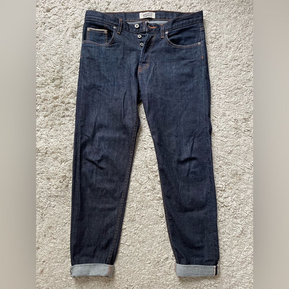 Naked and Famous Denim, 33x34, Stretch Denim